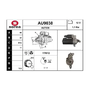 AU9038 SNRA