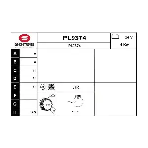 SNRA PL9374