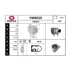 SNRA VW8025