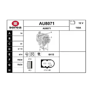 AU8071 SNRA