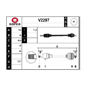 V2297 SNRA