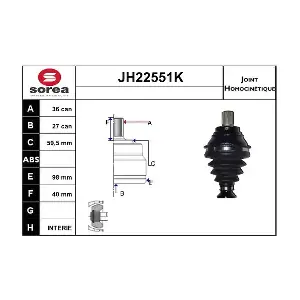 JH22551K SNRA