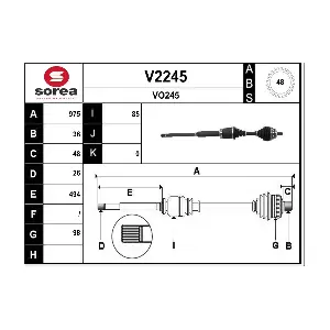 V2245 SNRA