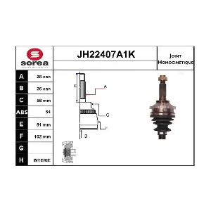 SNRA JH22407A1K