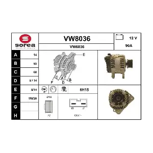 SNRA VW8036