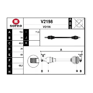 V2198 SNRA