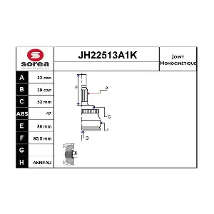 JH22513A1K SNRA