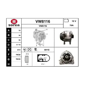SNRA VW8116