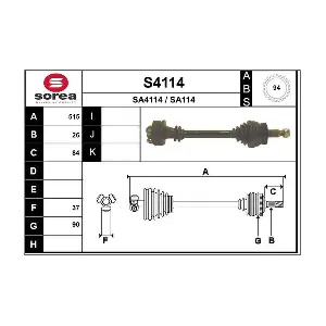 SA114 SNRA