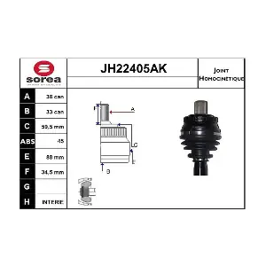 SNRA JH22405AK