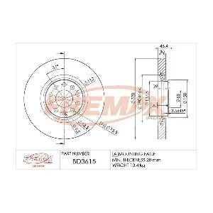 FREMAX BD-3615