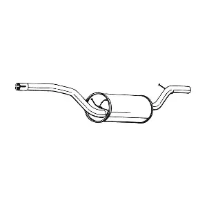 BOSAL 280-361 Проміжний глушник