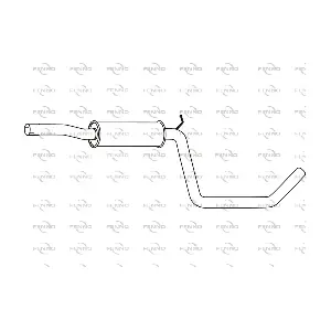 FENNO P11127 Проміжний глушник