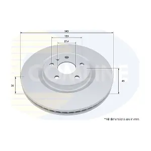 COMLINE ADC2970V Гальмівний диск