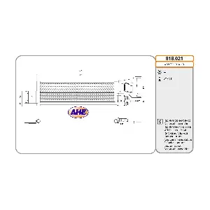 AHE 818.021 Охолоджувач оливи, моторна олива