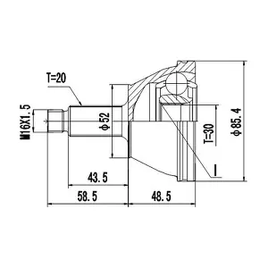 DYNAMATRIX DCV854002