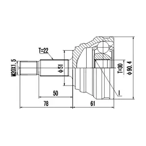 DYNAMATRIX DCV803032