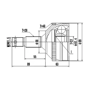 DYNAMATRIX DCV810008