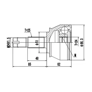 DYNAMATRIX DCV817028