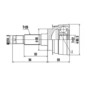 DYNAMATRIX DCV818034