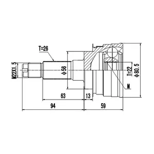 DYNAMATRIX DCV834005