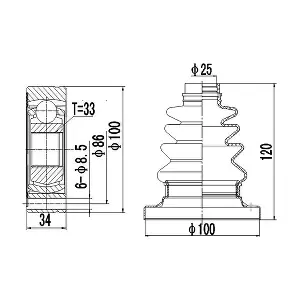 DYNAMATRIX DCV603006