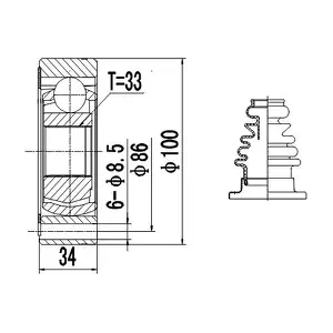 DYNAMATRIX DCV603009