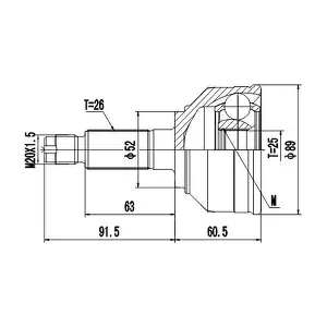 DYNAMATRIX DCV834001