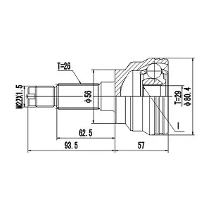 DYNAMATRIX DCV834008