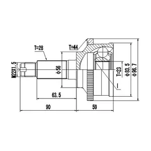 DYNAMATRIX DCV834021