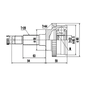 DYNAMATRIX DCV834006