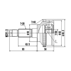 DYNAMATRIX DCV834058