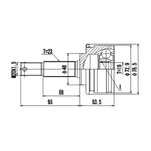DYNAMATRIX DCV841040