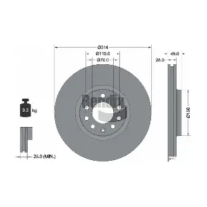 BENDIX Braking BDS1890