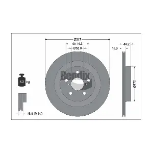 BDS2315 BENDIX Braking