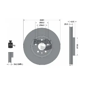 BENDIX Braking BDS1255