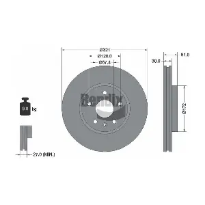 BENDIX Braking BDS1176HC