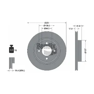 BDS1665 BENDIX Braking