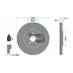 BDS1516HC BENDIX Braking