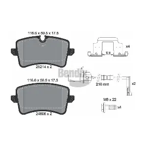 BPD1298 BENDIX Braking