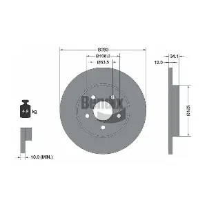 BENDIX Braking BDS1360
