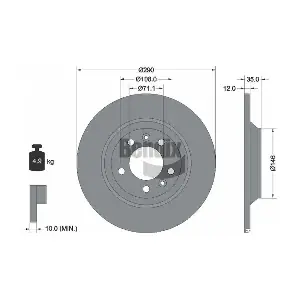 BENDIX Braking BDS1059