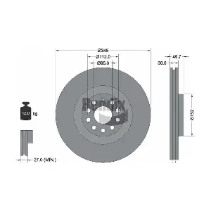BENDIX Braking BDS1407HC