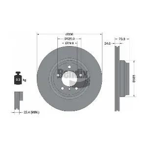 BENDIX Braking BDS1212HC