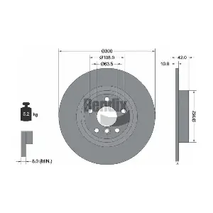 BDS1607HC BENDIX Braking