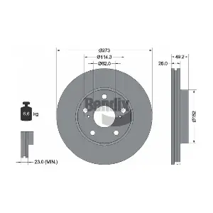BENDIX Braking BDS1282