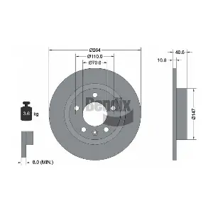 BENDIX Braking BDS1847