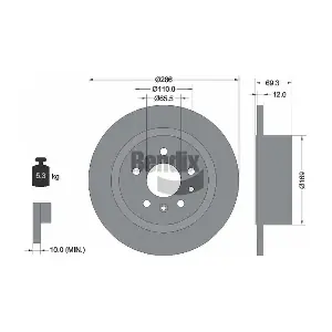 BENDIX Braking BDS1902