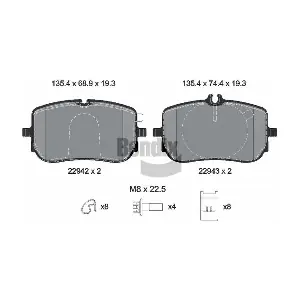 BPD2365 BENDIX Braking