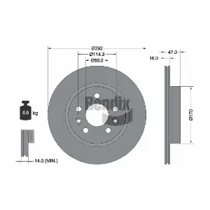 BDS2362 BENDIX Braking